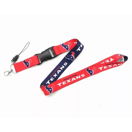 Houston Texans NFL Neck Lanyard Football Teams Detachable Strap Lanyards for Cellphone Holder